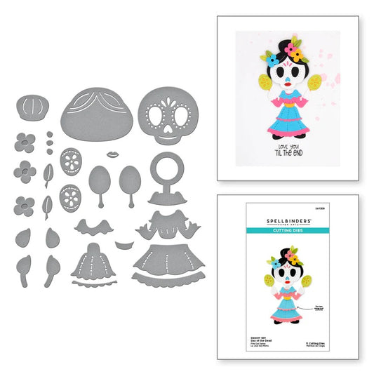 Spellbinders Day of the Dead girl Dies Set