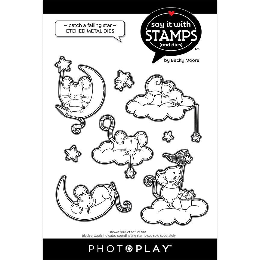 Photo Play Say It With Stamps Catch a Falling Star Die Set