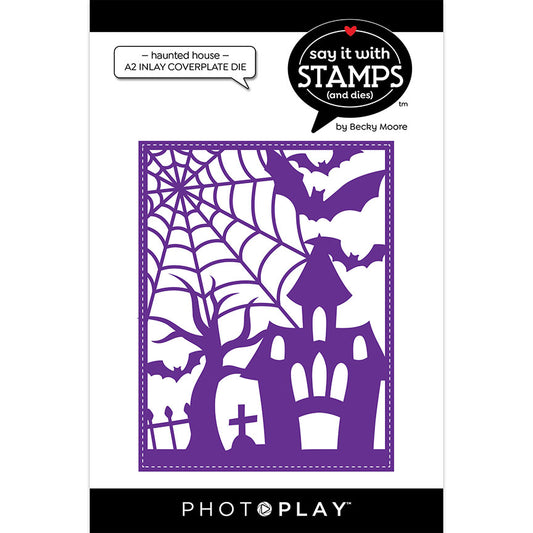 PhotoPlay SIS Halloween Haunted House Coverplate Die