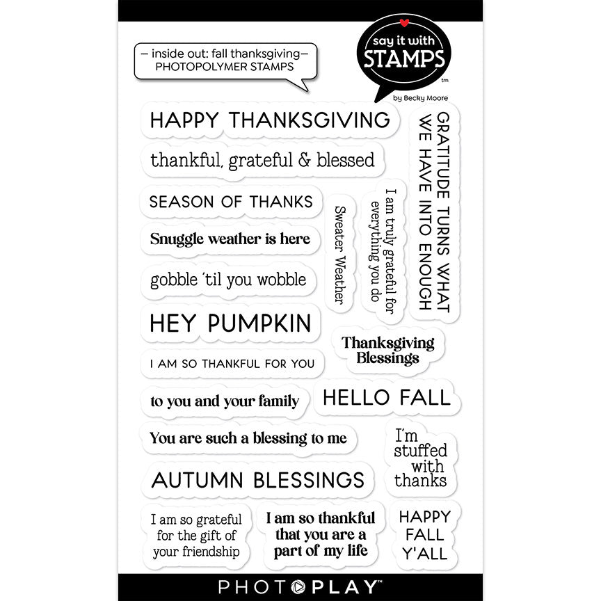 Inside Out Fall Thanksgiving Stamps