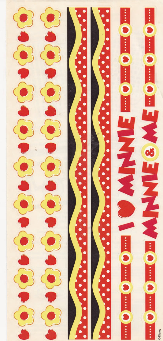 Minnie Mouse Border Stickers by Sandylion