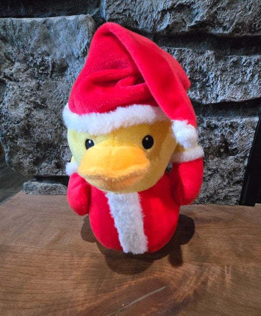 Plush Santa Duck