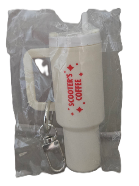 Scooters Coffee Tumbler Keychain