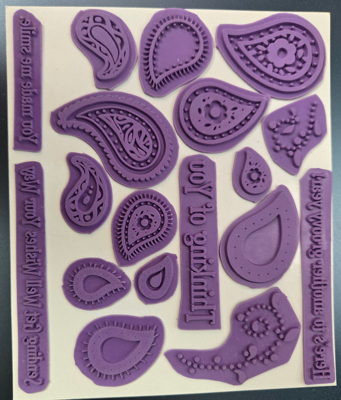 Perfectly Paisley See-Ds Clilng Stamp Set