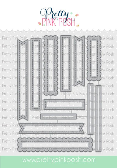 Sentiment Strip dies by Pretty Pink Posh