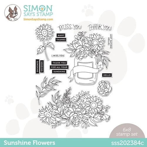 Simon Says Stamps - Sunshine Flowers Stamps
