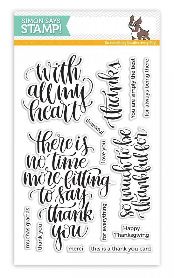 Simon Says Stamp Thankful Hearts Stamp Set