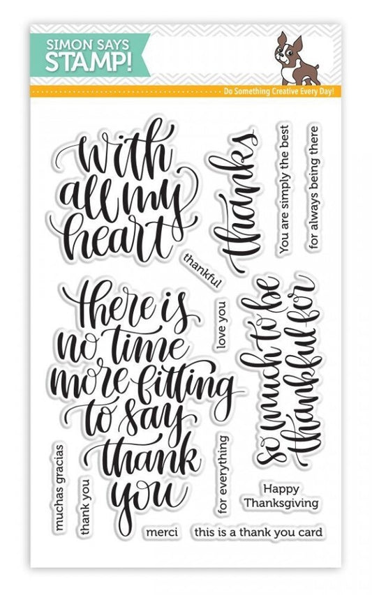 Simon Says Stamp Thankful Hearts Stamp Set