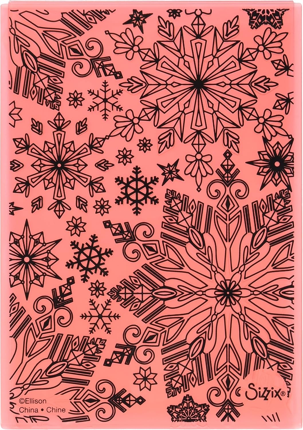 Sizzix Snowflakes 3d Embossing Folder - Katelyn Lizard