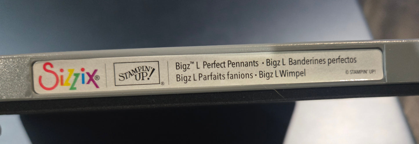 Sizzix Stampin Up Big L Perfect Pennants Die
