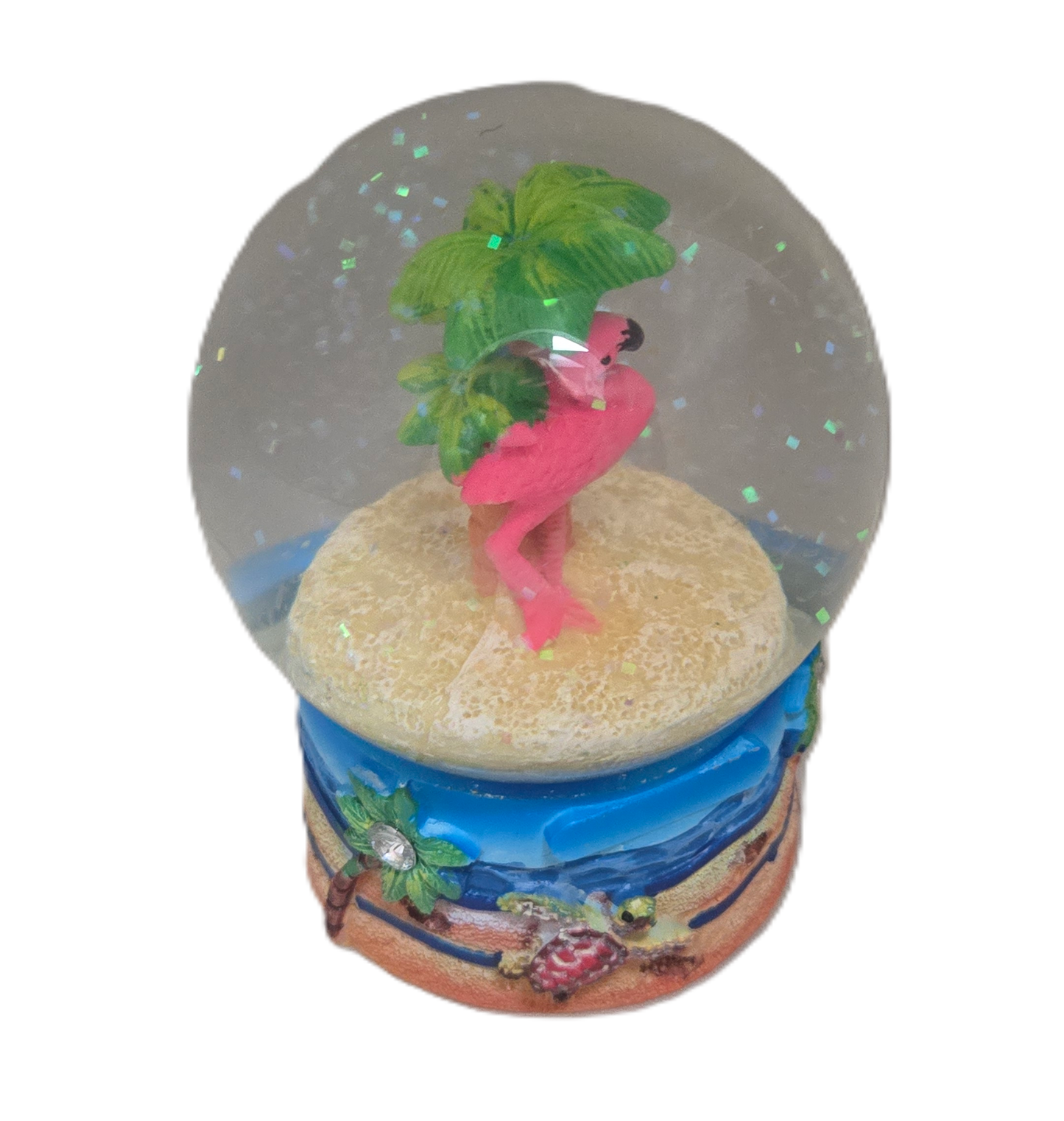 Tropica Flamingo Snow Globe