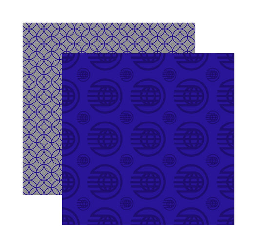 Spaceship - Purple Circles Scrapbook Paper