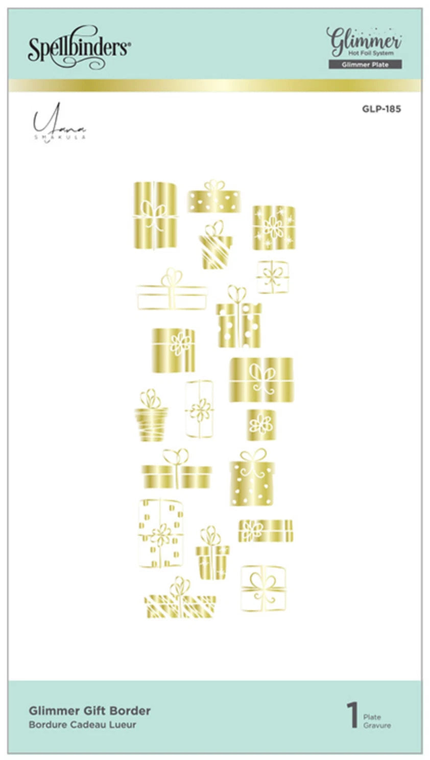 Spellbinders Glimmer Gift Border Hot Foil Plate