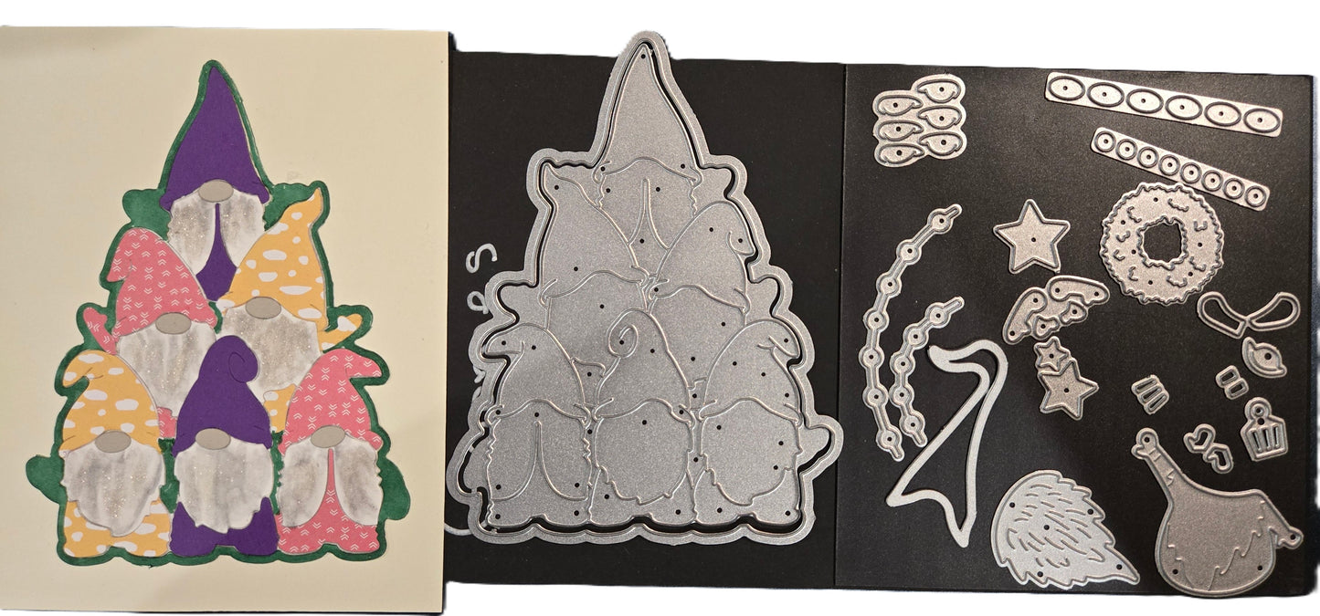 Gnome Tree Dies Set - by Spellbinders - Used