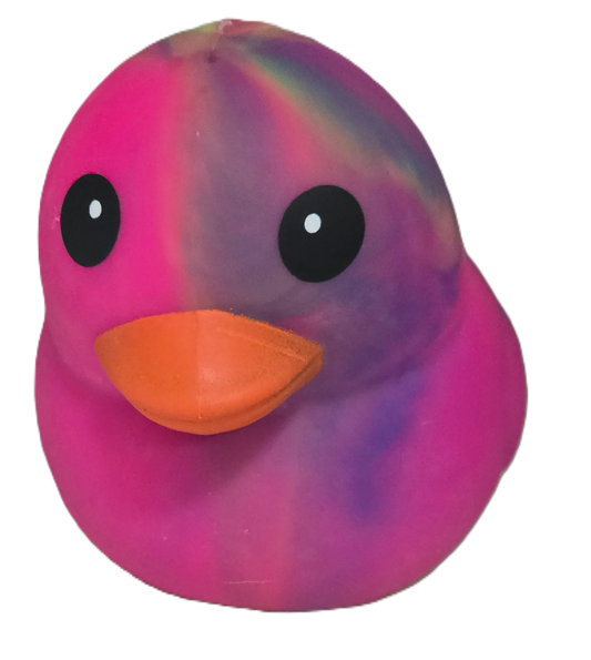 Squeezy Tie Dye Squishy Duck