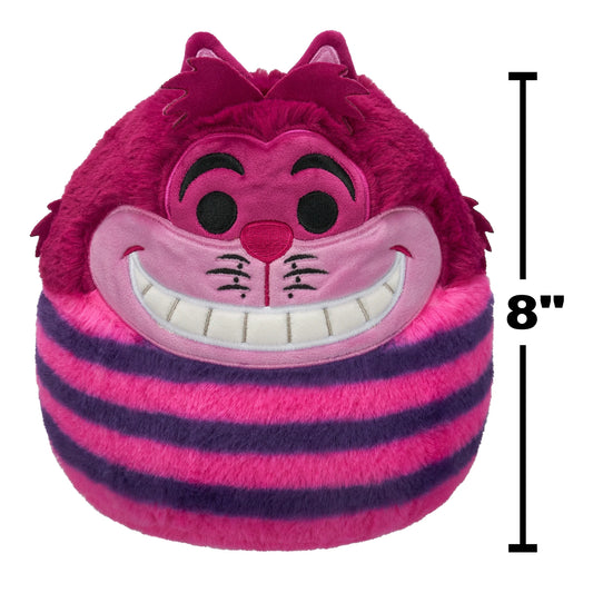 Squishmallows Disney FuzzAMallow Official 8 inch Cheshire Cat - Child's Ultra Soft Stuffed Plush Toy