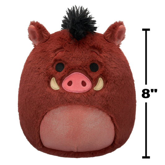 Squishmallows Disney FuzzAMallow Official 8 inch Pumbaa - Child's Ultra Soft Stuffed Plush Toy