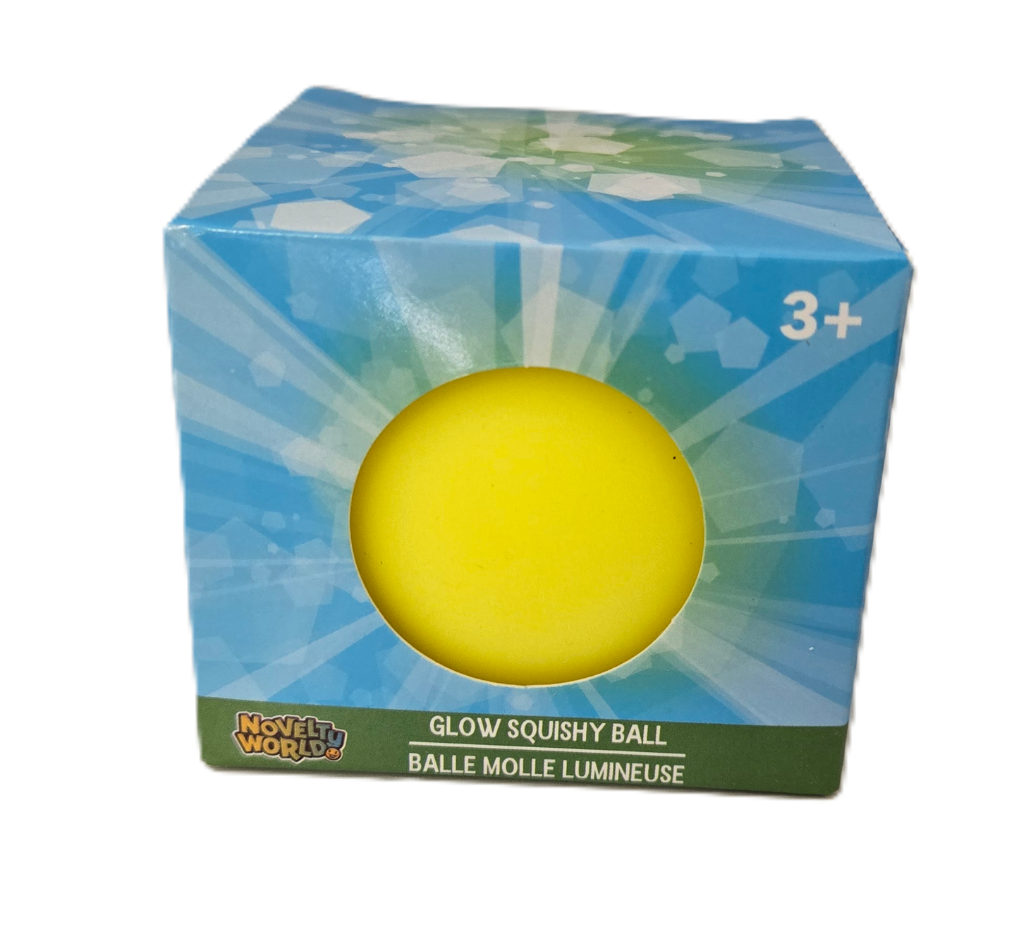 Yellow Glow Squishy Ball