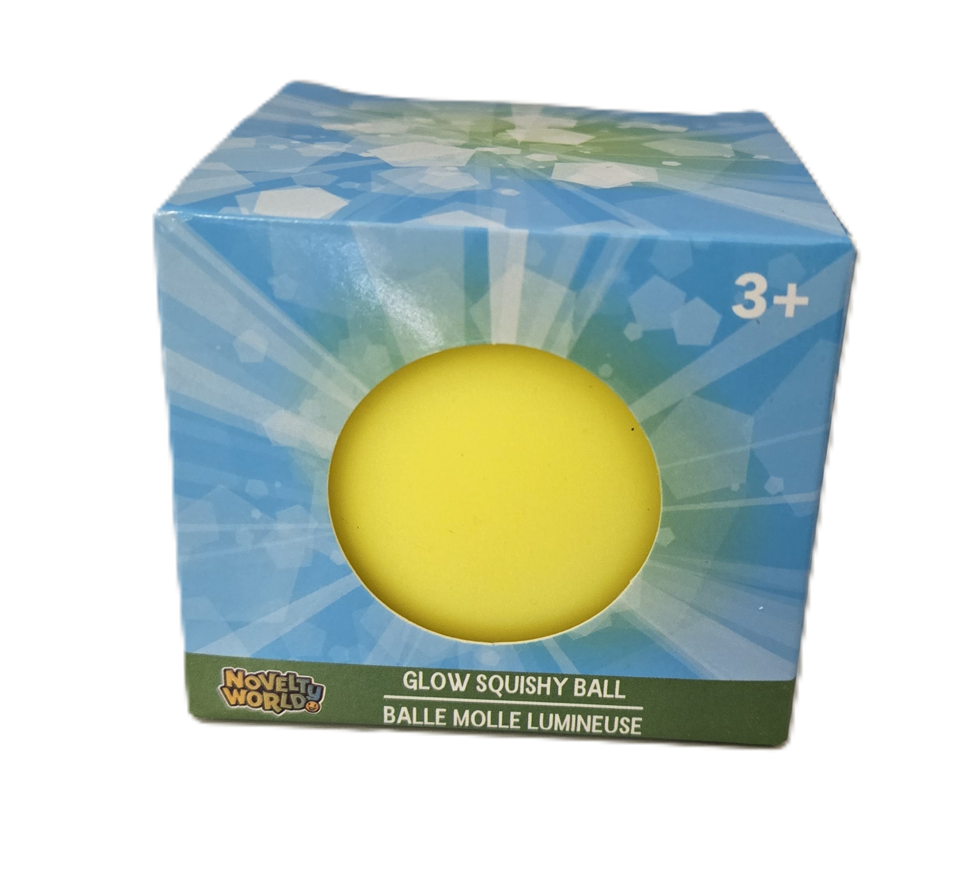 Yellow Glow Squishy Ball