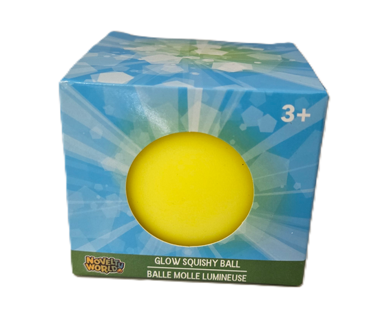 Yellow Glow Squishy Ball