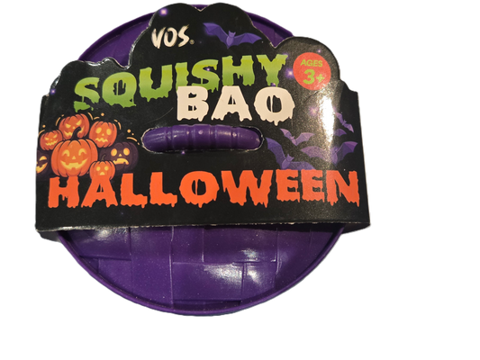 Halloween Glitter Dumpling Pumpkin - Orange Squishy Bao