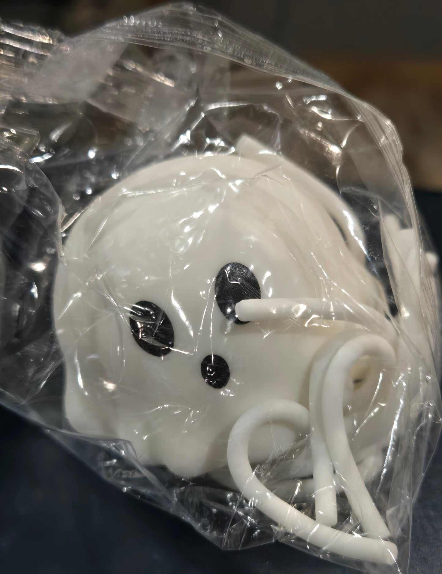 Squishy Halloween Jelly Squid Ghost