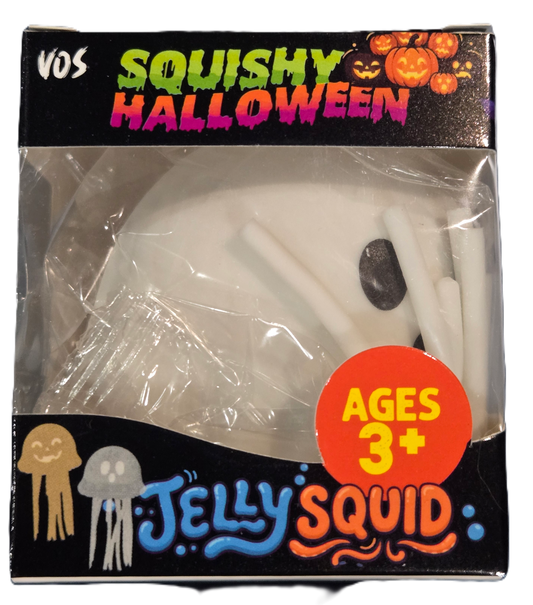 Squishy Halloween Jelly Squid Ghost
