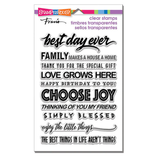 Stampendous Best Day Ever Stamps