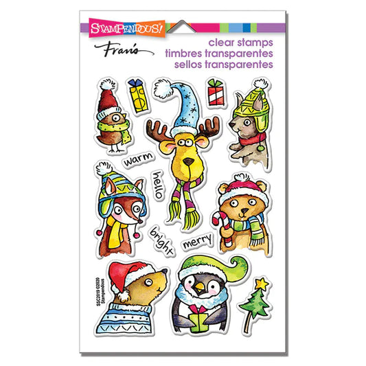 Stampendous Winter Pals Stamps