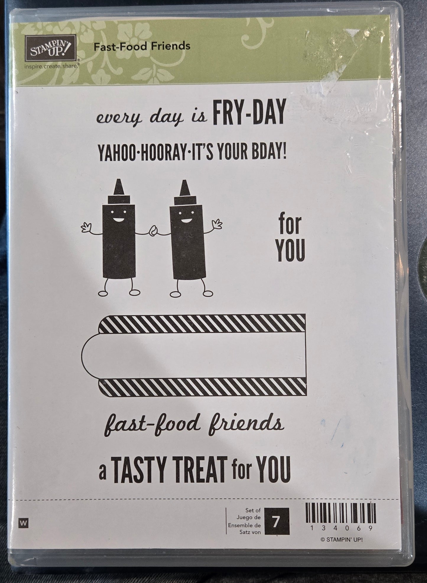 Stampin Up Fast Food Friends Stamps