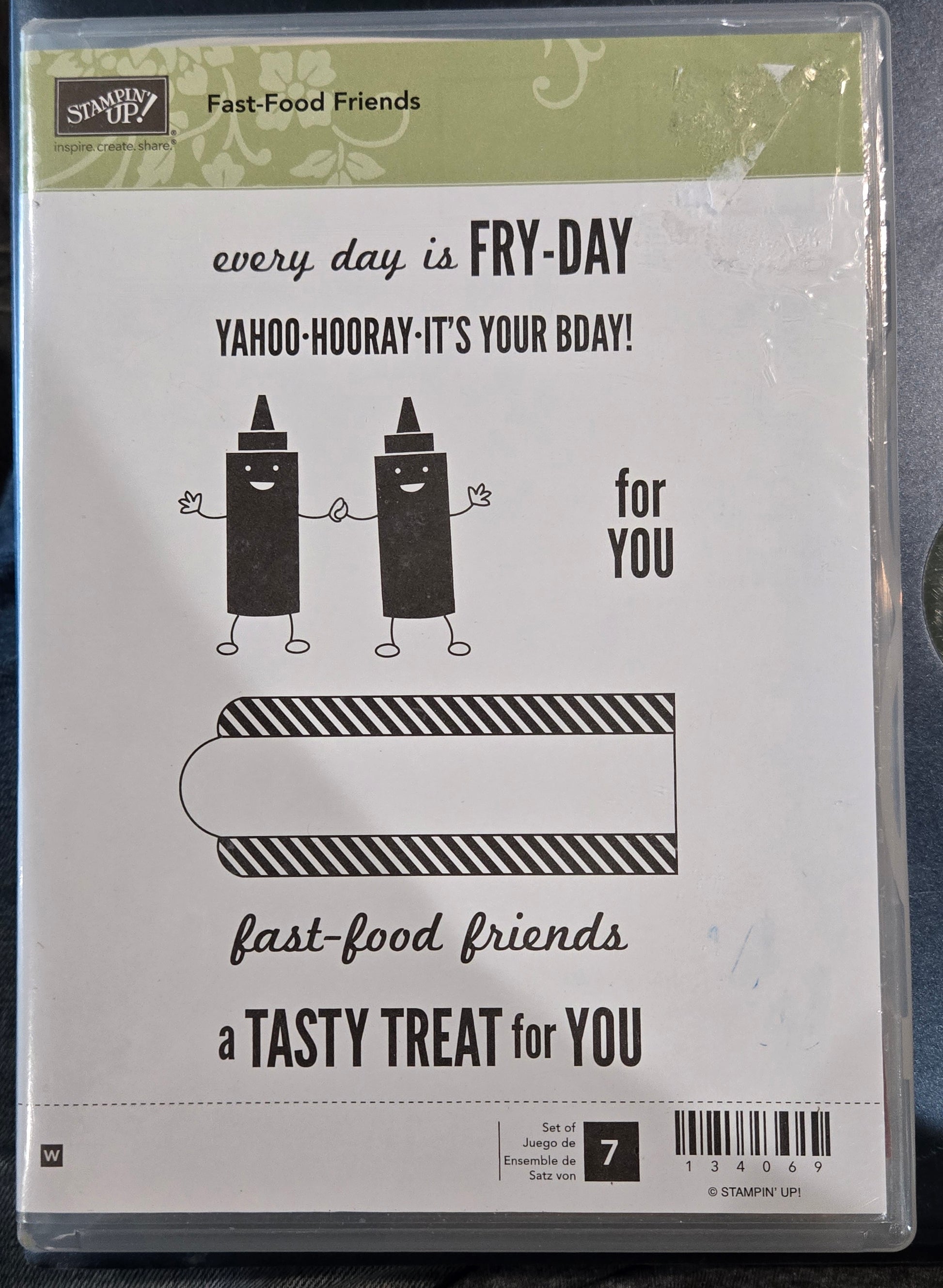 Stampin Up Fast Food Friends Stamps