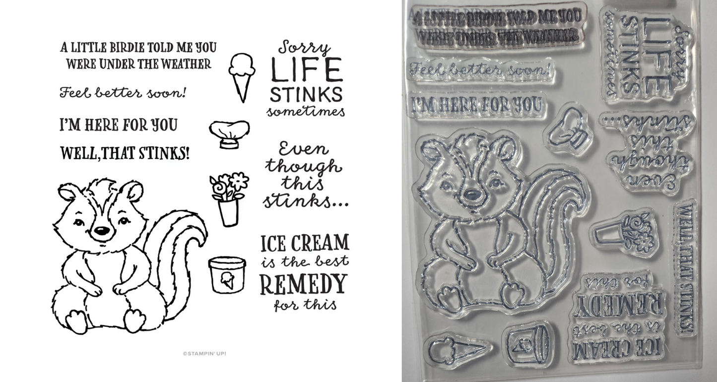 Stampin Up Life Stinks Stamp Set