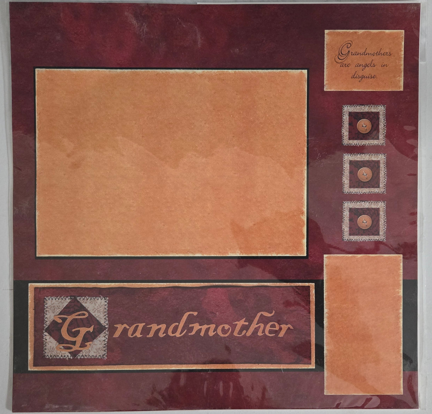 Stamping Station Grandmother Page Kit