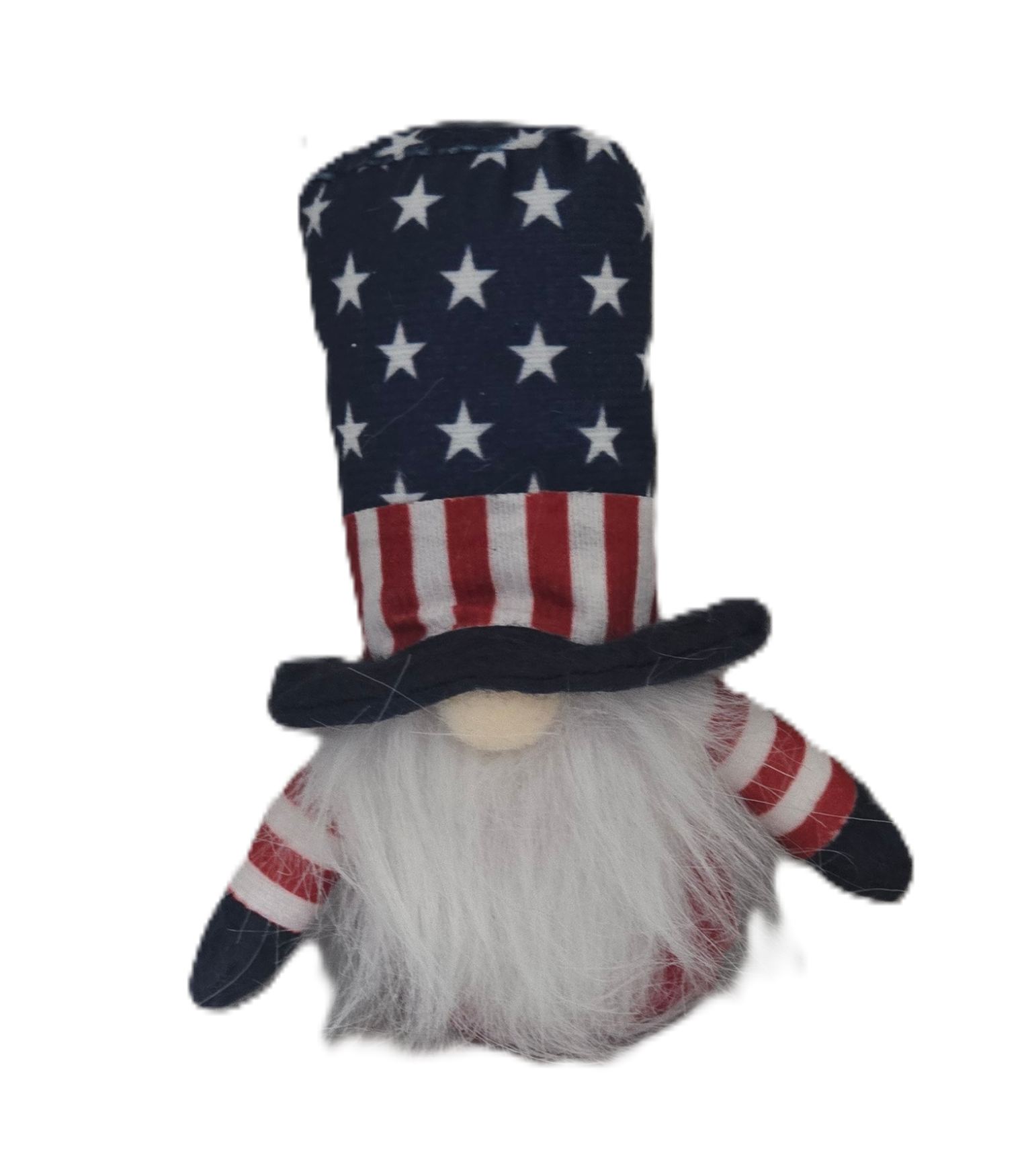 Stars and Stripes Patriotic Gnome Ornament Decor