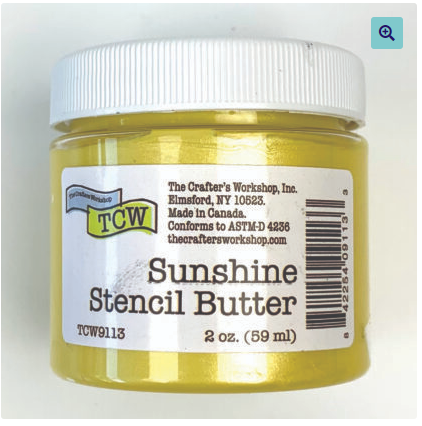 Sunshine Yellow Stencil Butter