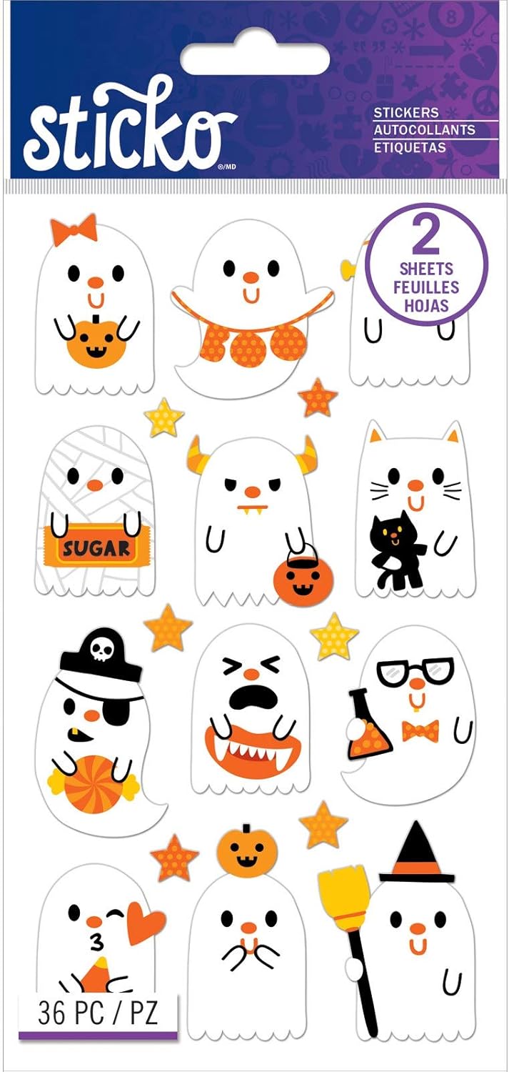 EK Success Sticko Ghost Party Stickers