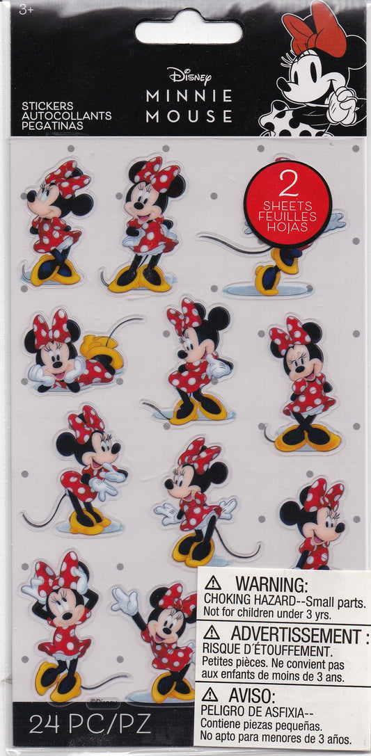 Minnie Mouse Polka Dot Stickers