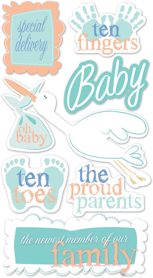 Oh Baby Stickers by Sticko