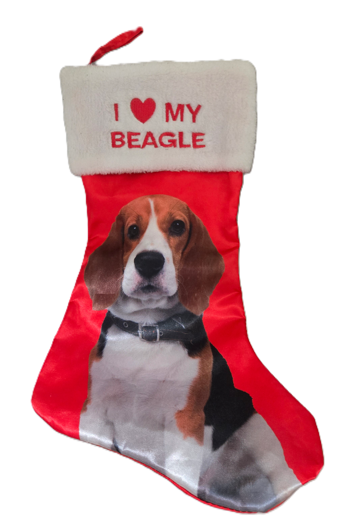 I Love My Beagle Stocking