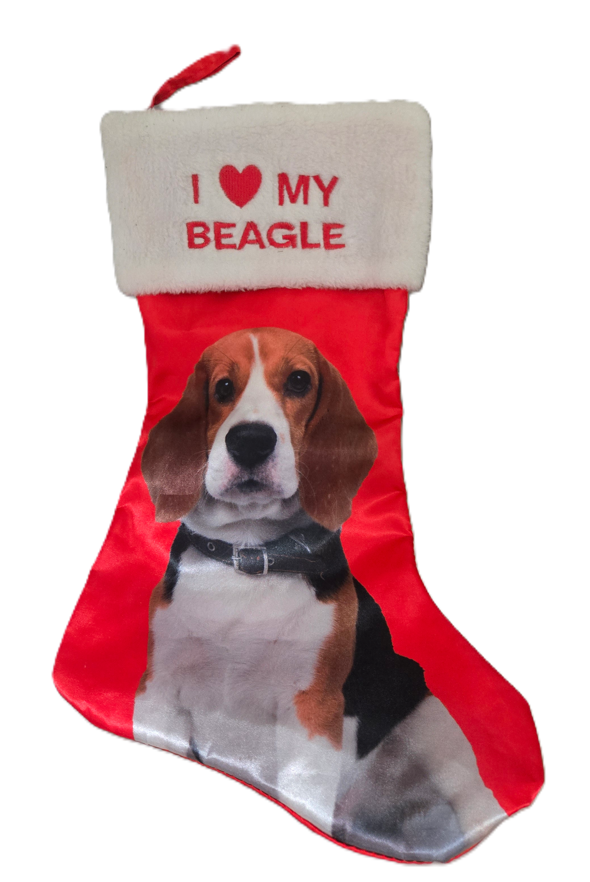 I Love My Beagle Stocking