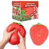 Jumbo Strawberry Squishy Squeeze Toy