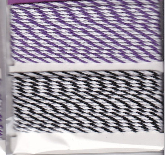 Black and Purple Bakers Twine Assortment Set