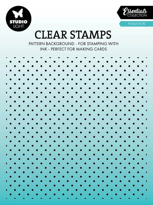 Studio Light Polka Dot Background Stamp