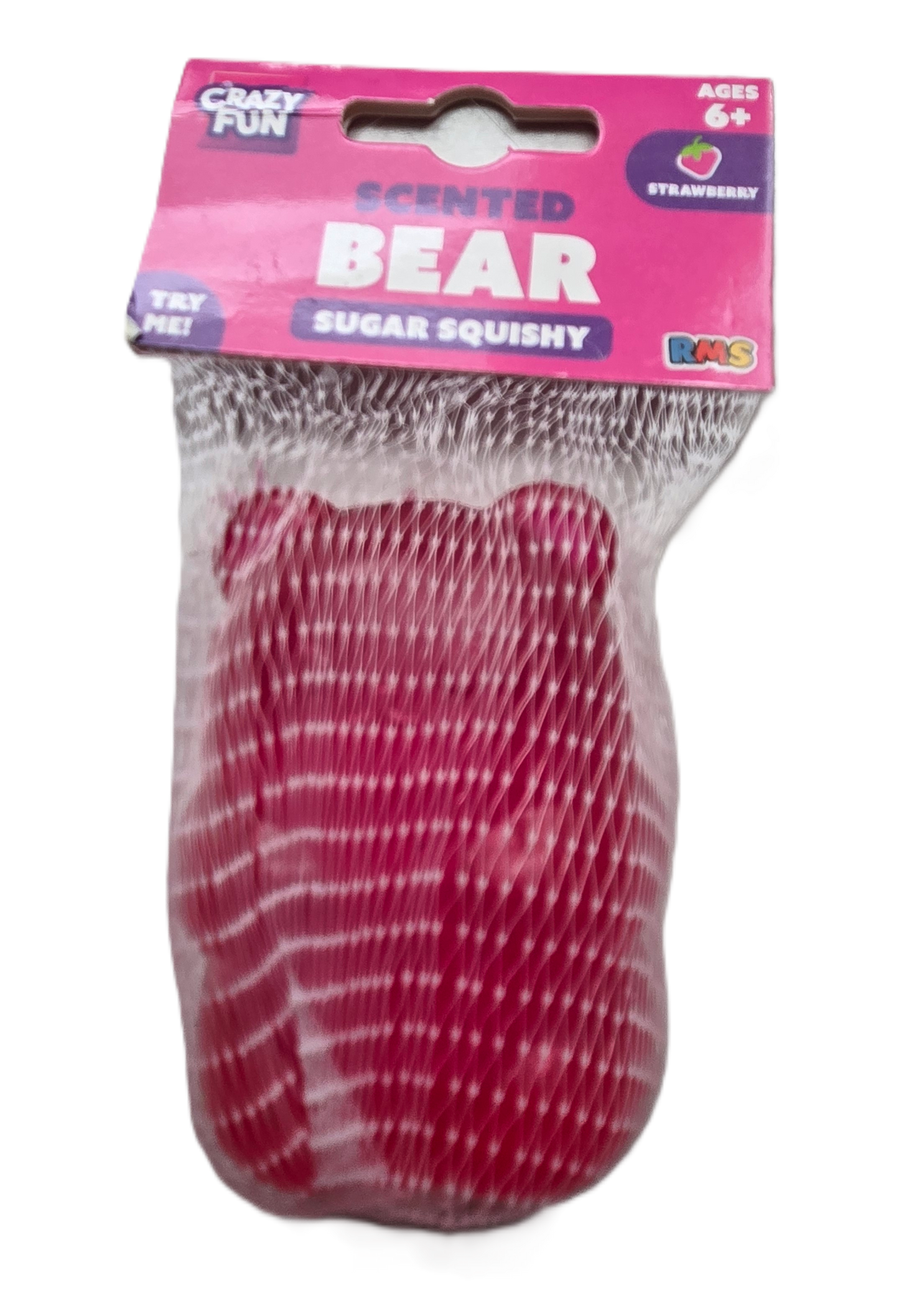 RMS Sugar Squishy Pink Scented Bear Squishy Toy