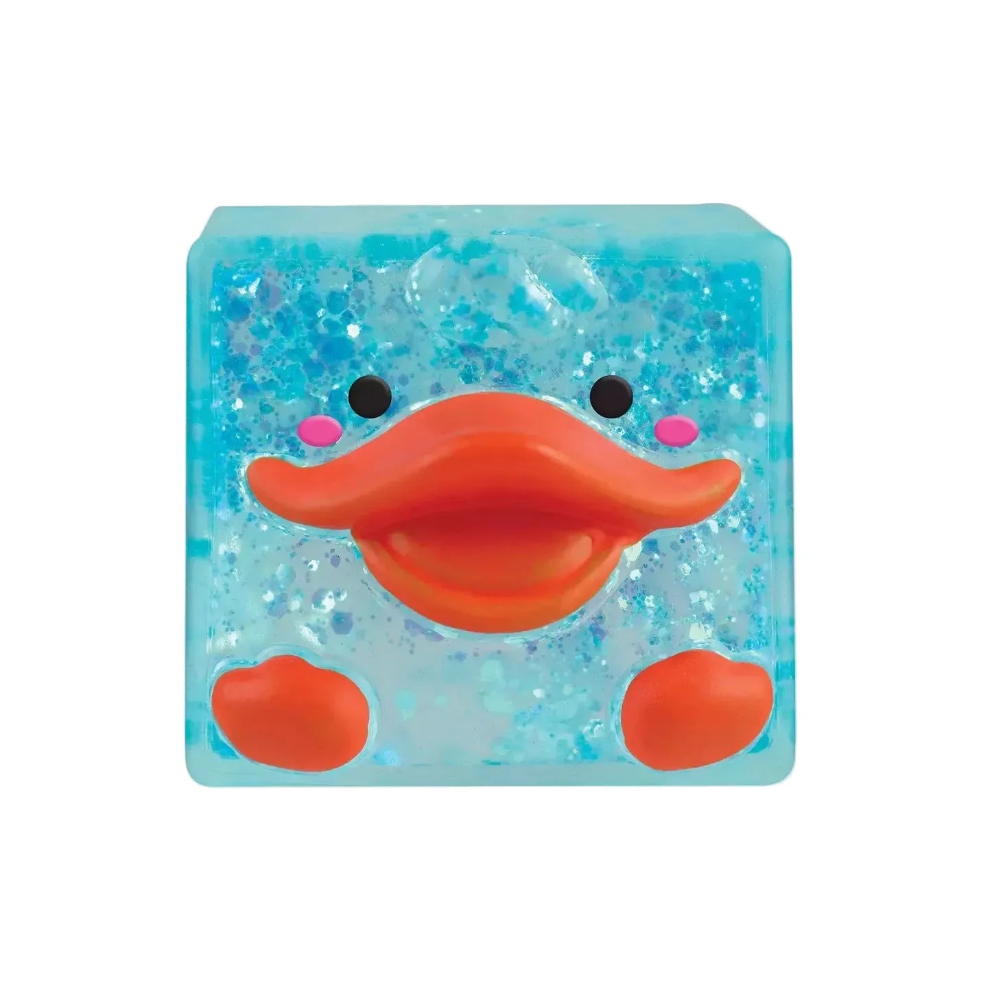 Sugar Swaps Square Duck Squishy - Blue
