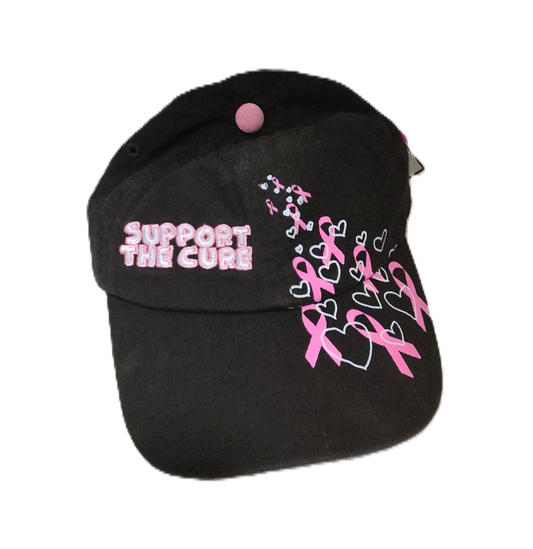 Support the Cure Breast Cancer Embroidered Ballcap