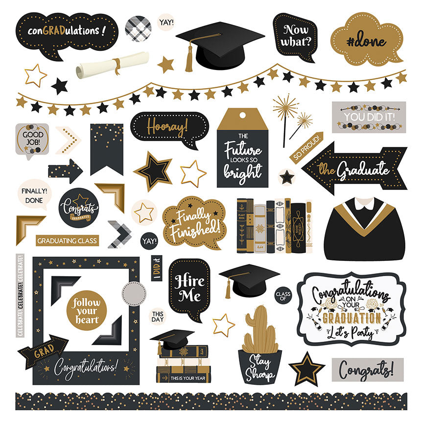 The Graduate Graduation Element Stickers Set by Photo Play – Country ...
