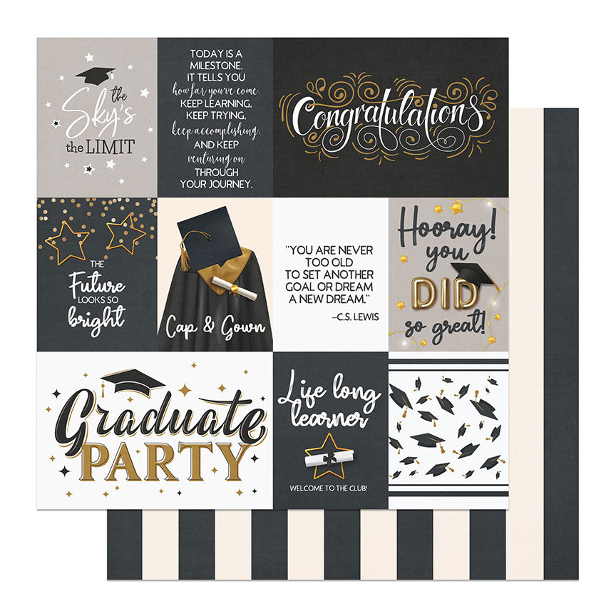 The Graduate - Graduate Party - 12x12 Scrapbook Paper by Photo Play ...