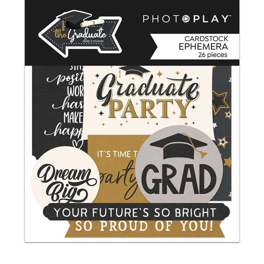 The Graduate Graduation Ephemera Embellishments Set