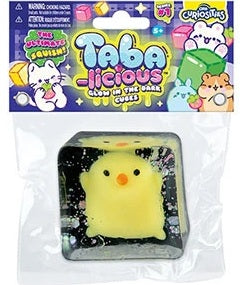 Taba-licious Glow in the Dark Cube Animals - Yellow